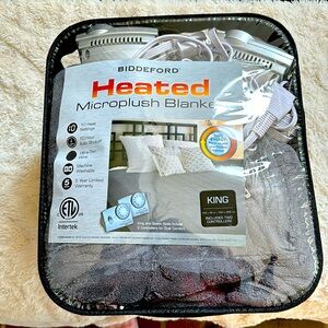 Heated Microplush Blanket king